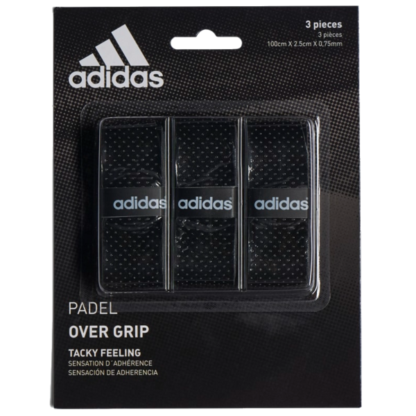 Pack de 3 Overgrips Adidas Blancos Microperforados
