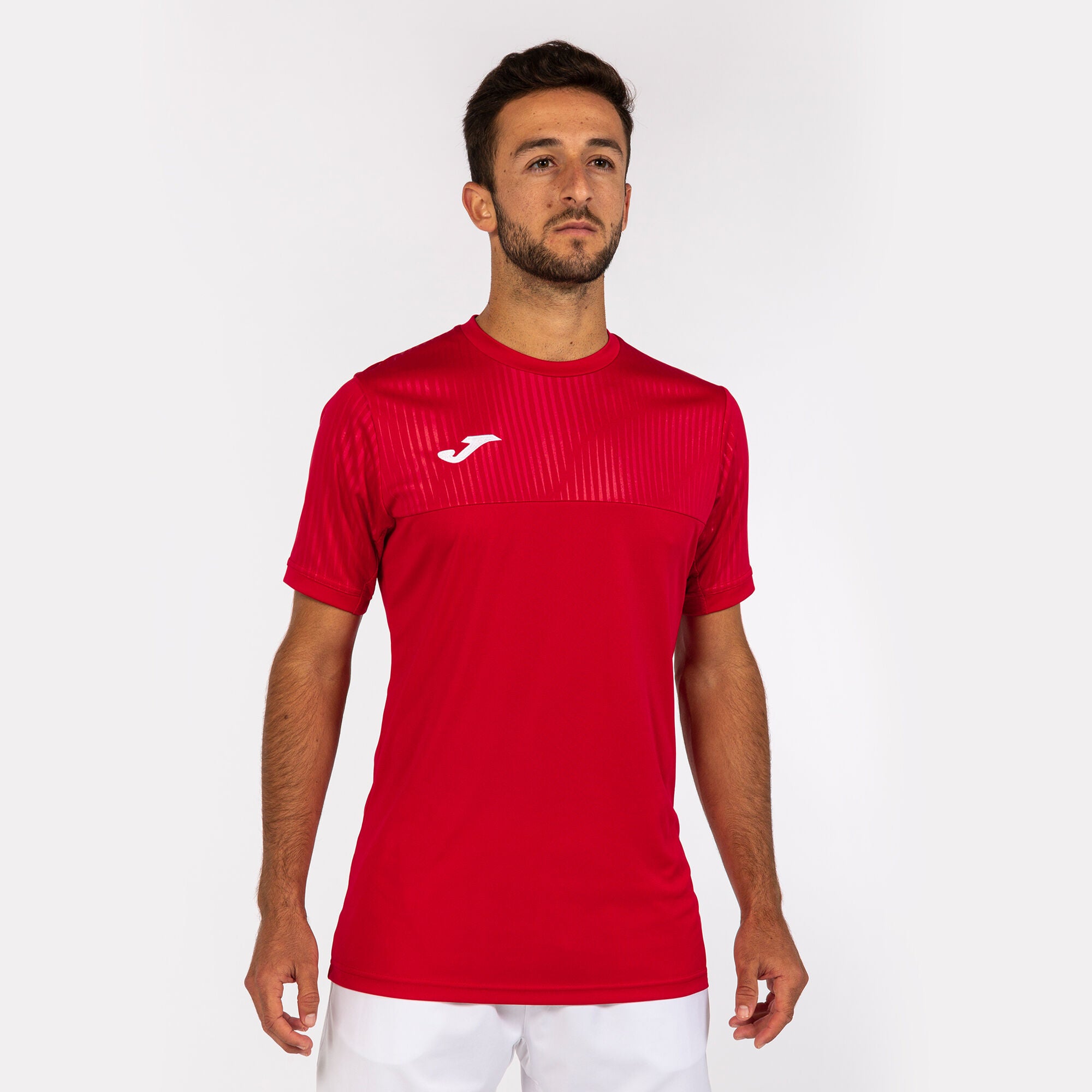 Camiseta Joma Academy IV Rojo Blanco - Pala Padel Pro