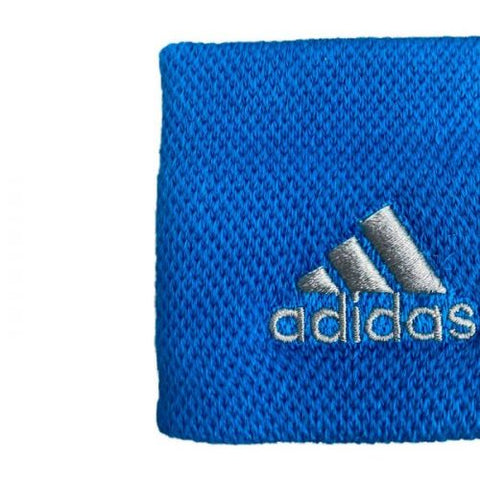 Muñequera Adidas Azul con Gris - 2Pk