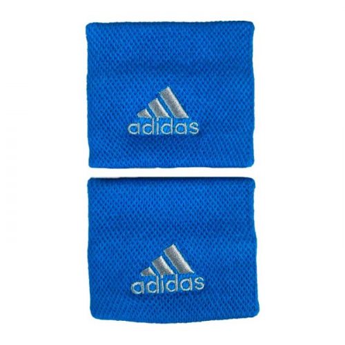 Muñequera Adidas Azul con Gris - 2Pk