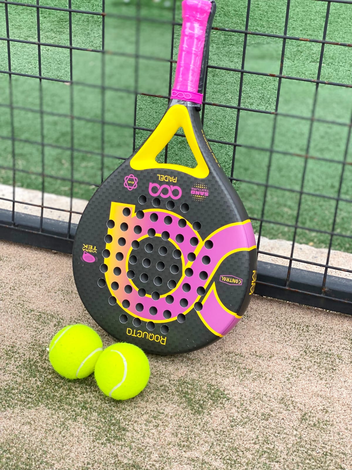 Aca Padel Racket Pala de Pádel ACA ROQUETA ROSA – The Padel Lab