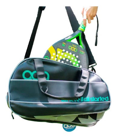 Paletero ACA Beach Bag Negro con Verde