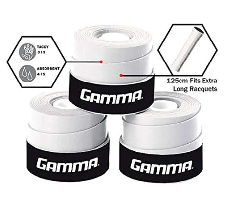 Overgrip Gamma Supreme Blanco liso