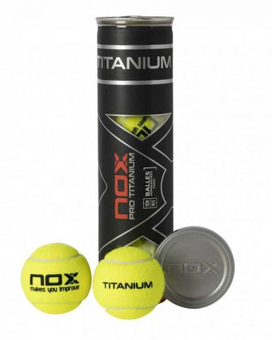 Pelotas Nox Padel Pro Titanium X4 Pelotas