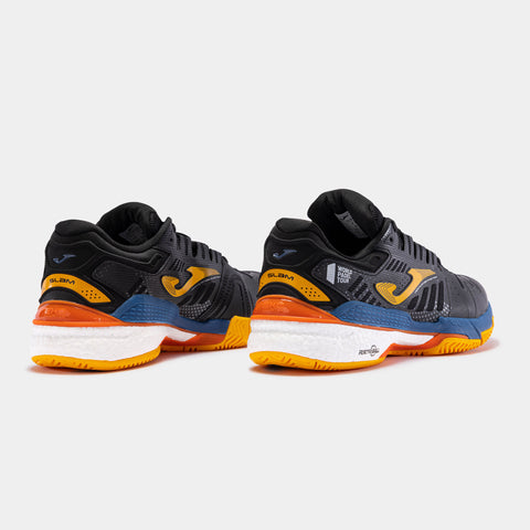 Tenis JOMA Slam 23 Clay Negro/Azul/Naranja