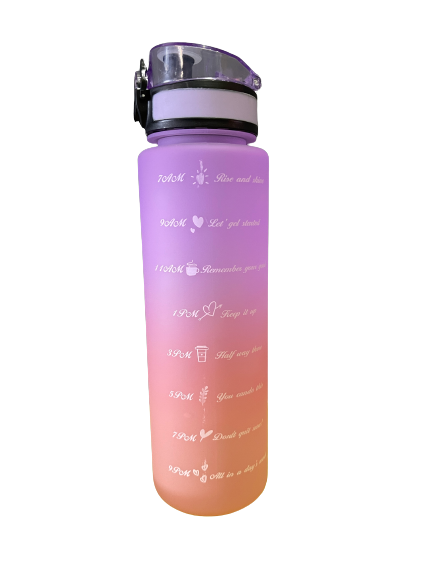 Termo Motivacional 900 ml Morado-Rosa