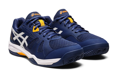 Tenis Asics Gel-Padel Pro 5 Azul Marino y Blanco