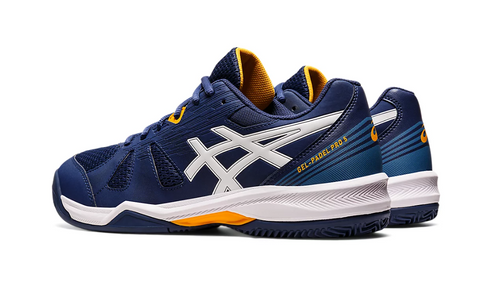 Tenis Asics Gel-Padel Pro 5 Azul Marino y Blanco