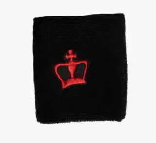 Muñequera Black Crown con Logotipo